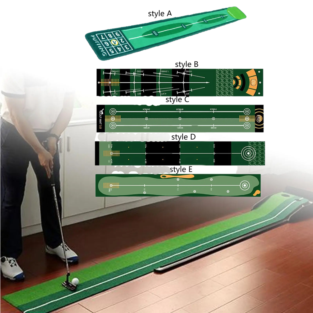 Golf Equipment Indoor - Golf Putting Indoor Golf Hitting Mat