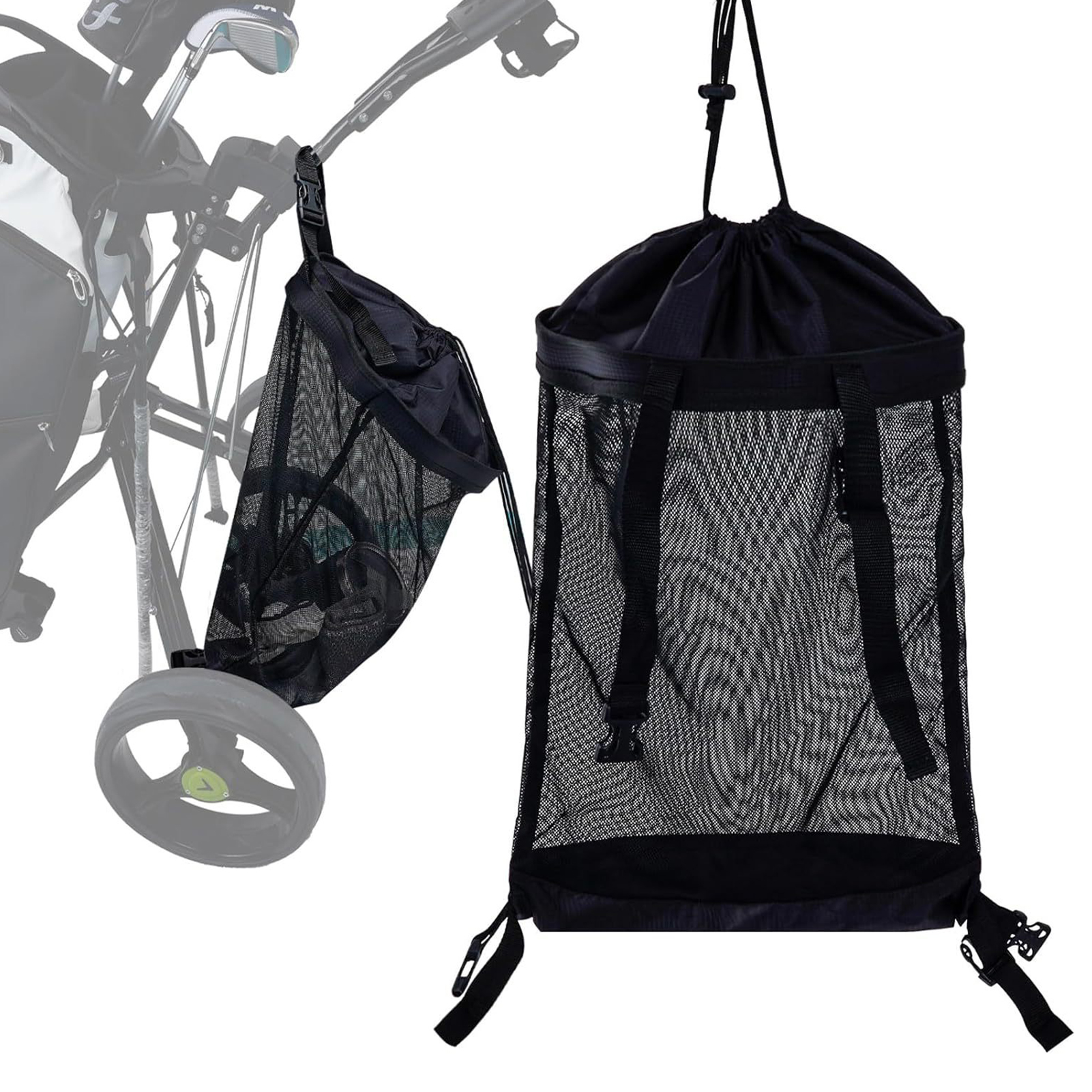 Golf Equipment Bag - Trolley Net Bag Universal Golf Push