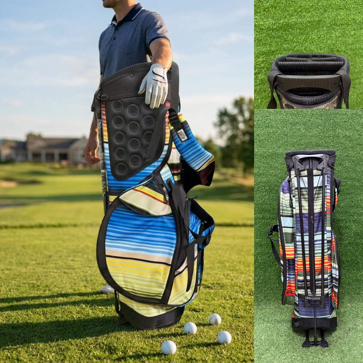 Golf Bag Golf Golf Stand Bag - Golf Scorecard Holder recension och pris