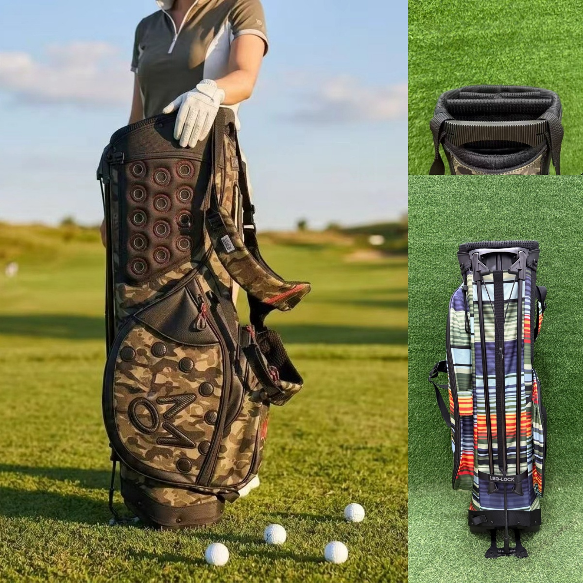 Golf Bag Golf Golf Stand Bag - Golf Scorecard Holder recension och pris