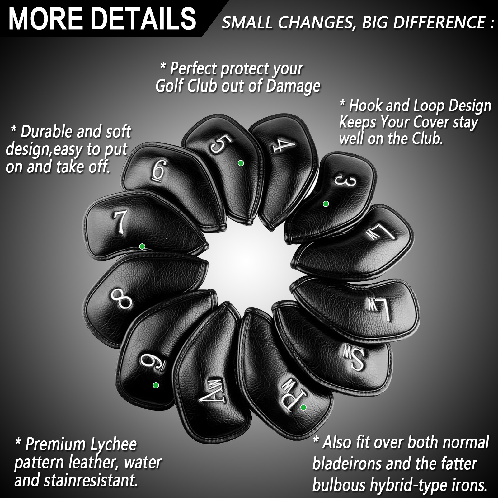Premium Synthetic Leather Styl - Golf Equipment Deals recension och pris