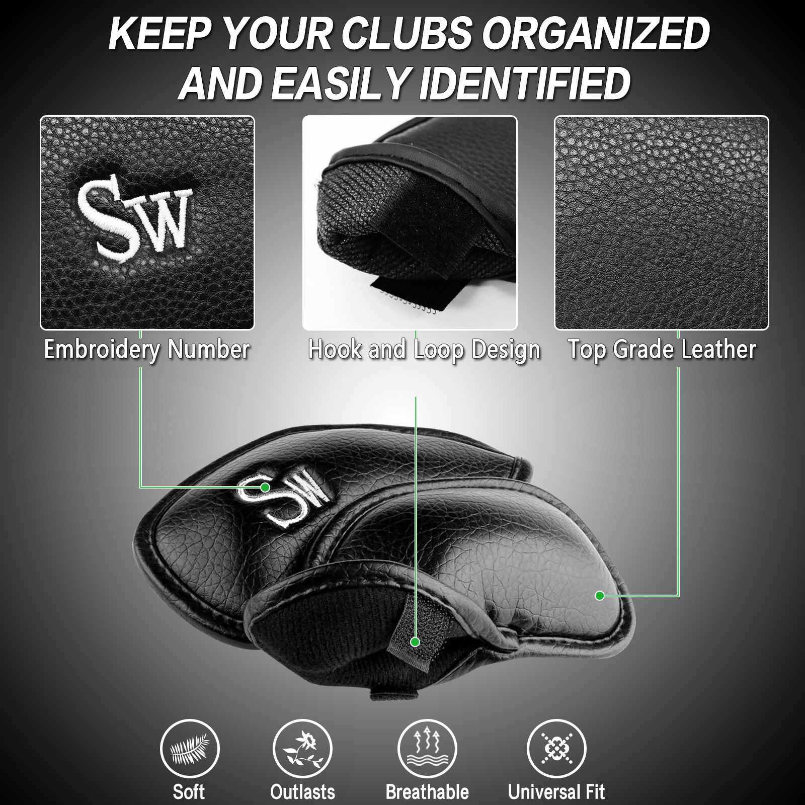 Premium Synthetic Leather Styl - Golf Equipment Deals recension och pris
