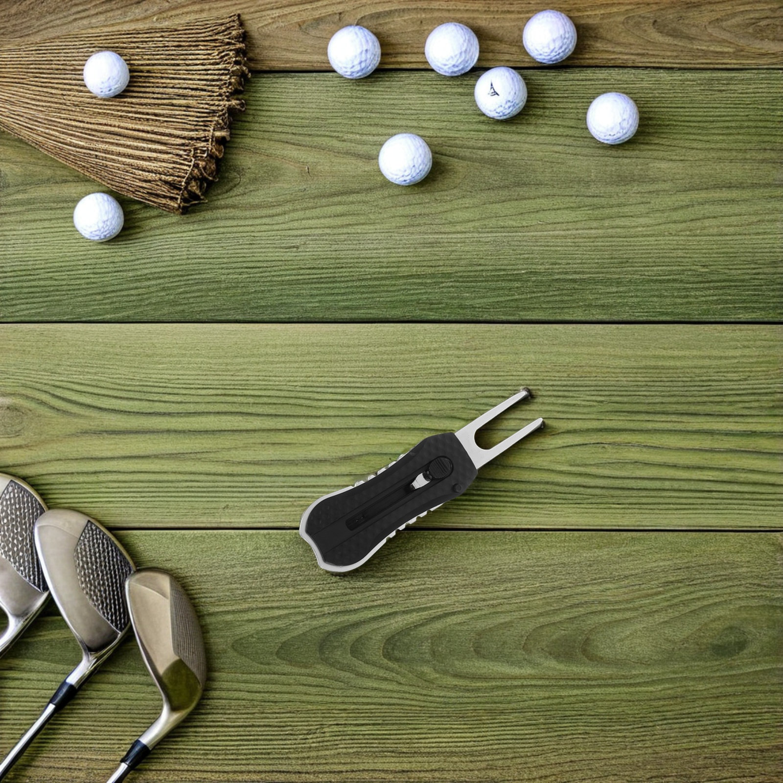 Golf Divot Repair Tool Foldabl - Golf Equipment Essentials recension och pris