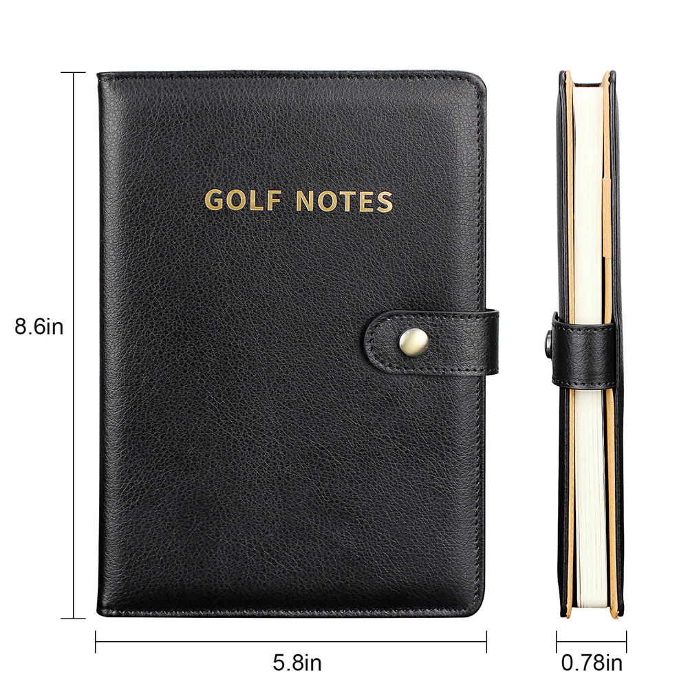 Black Leather Golf Scorecard H - Golf Scorecard Holder recension och pris