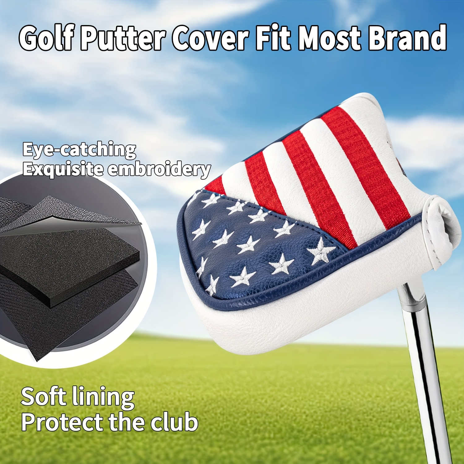 Club Head Cover, Golf Putter C - Golf Equipment Deals recension och pris