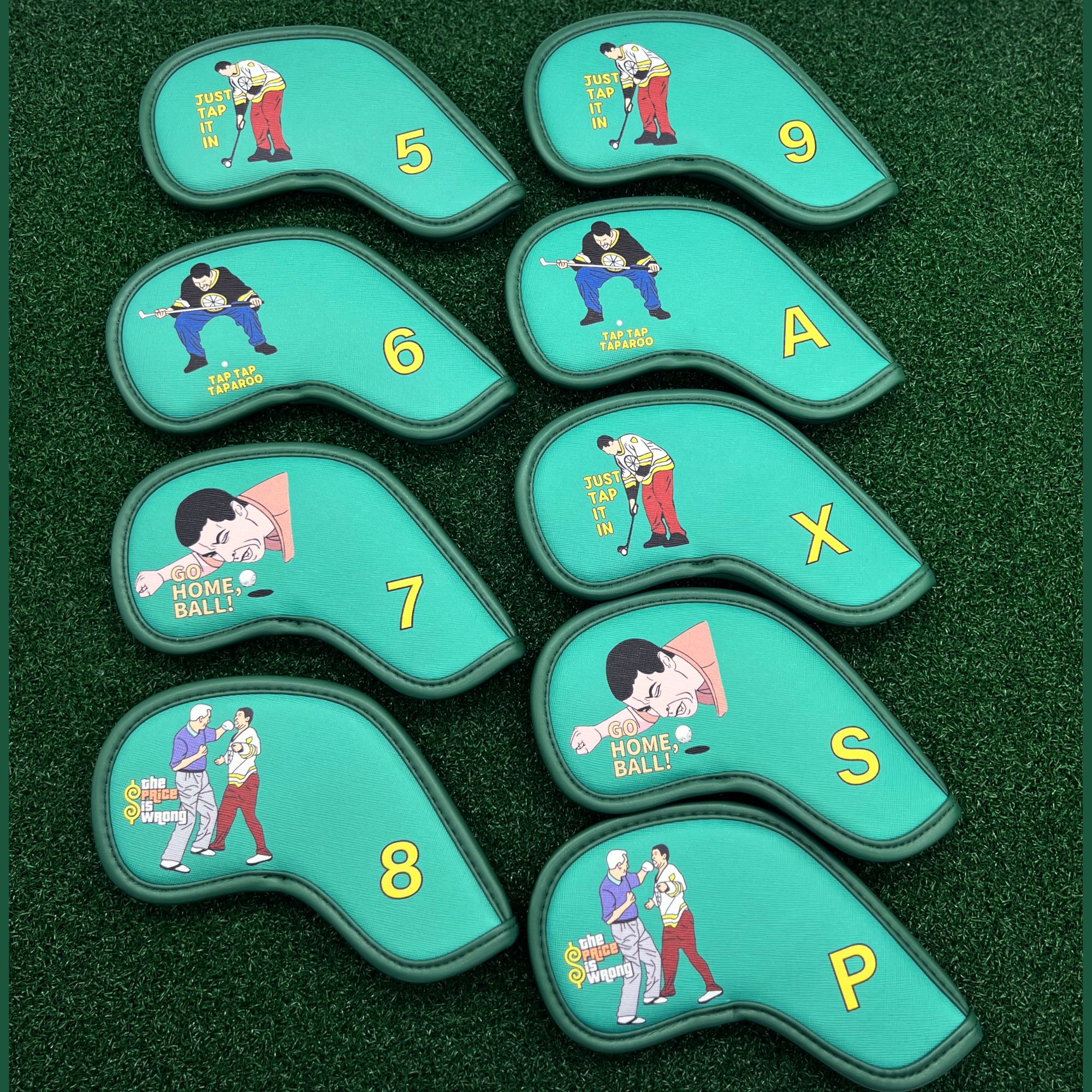 9 pcs Golf Iron Covers with Fu - Golf Equipment Deals recension och pris