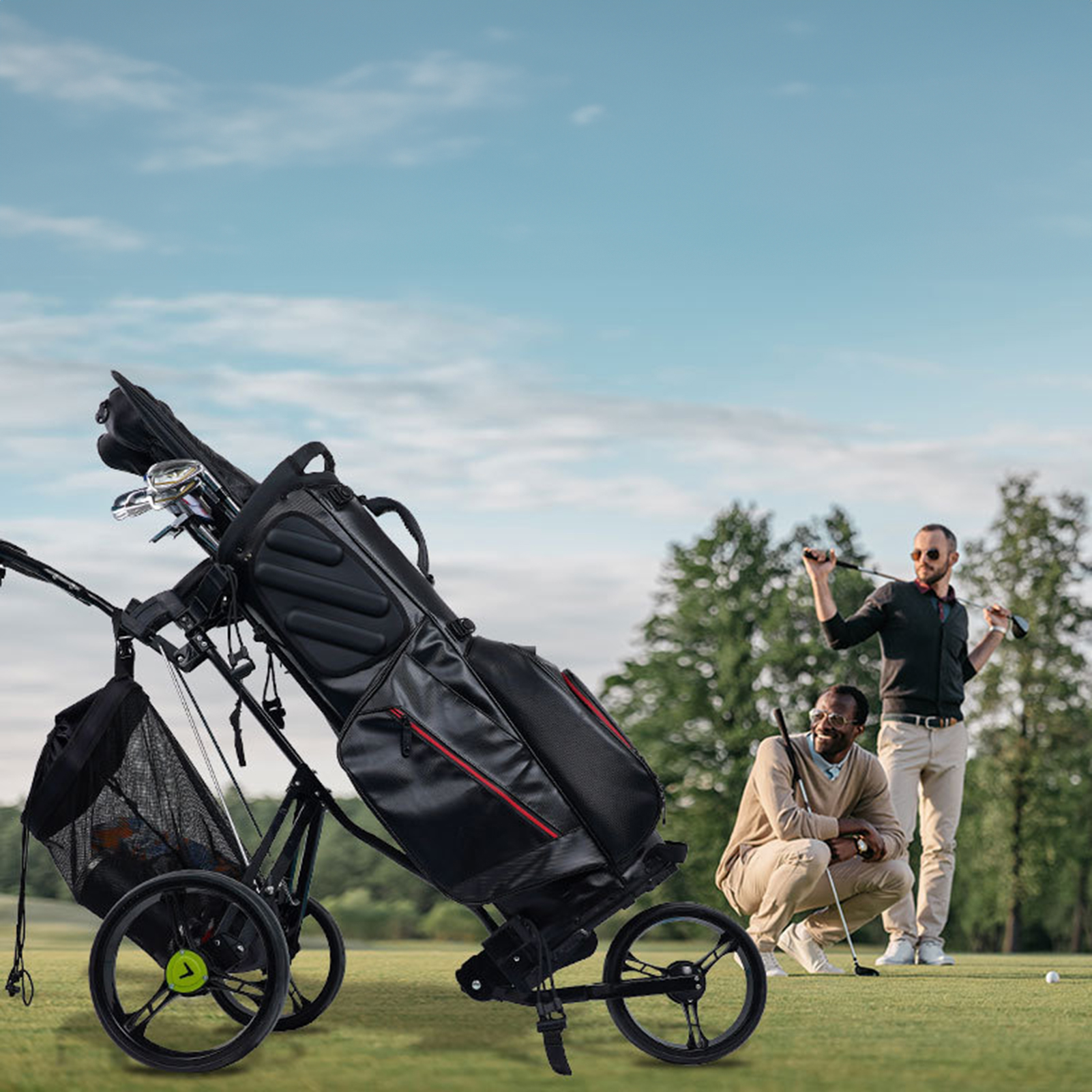 Trolley Net Bag Universal Golf - Golf Equipment Bag recension och pris
